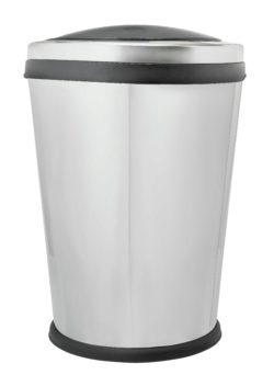 HOME 60 Litre Oval Touch Top Kitchen Bin.